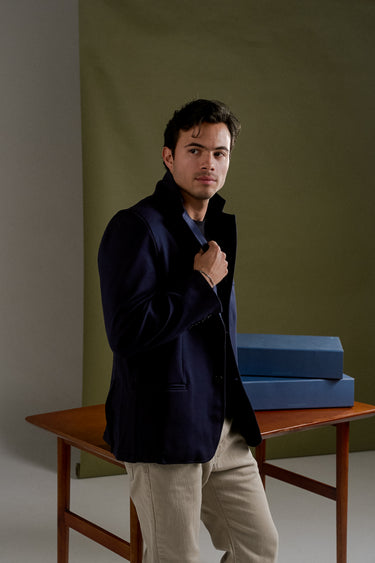 BLAZER BLEECKER AZUL NAVY