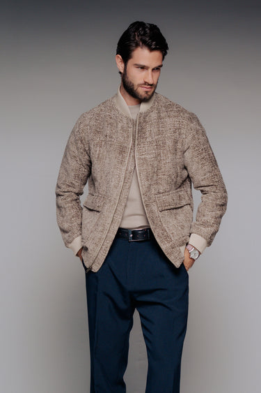 CHAQUETA CHELSEA BOMBER TAUPE