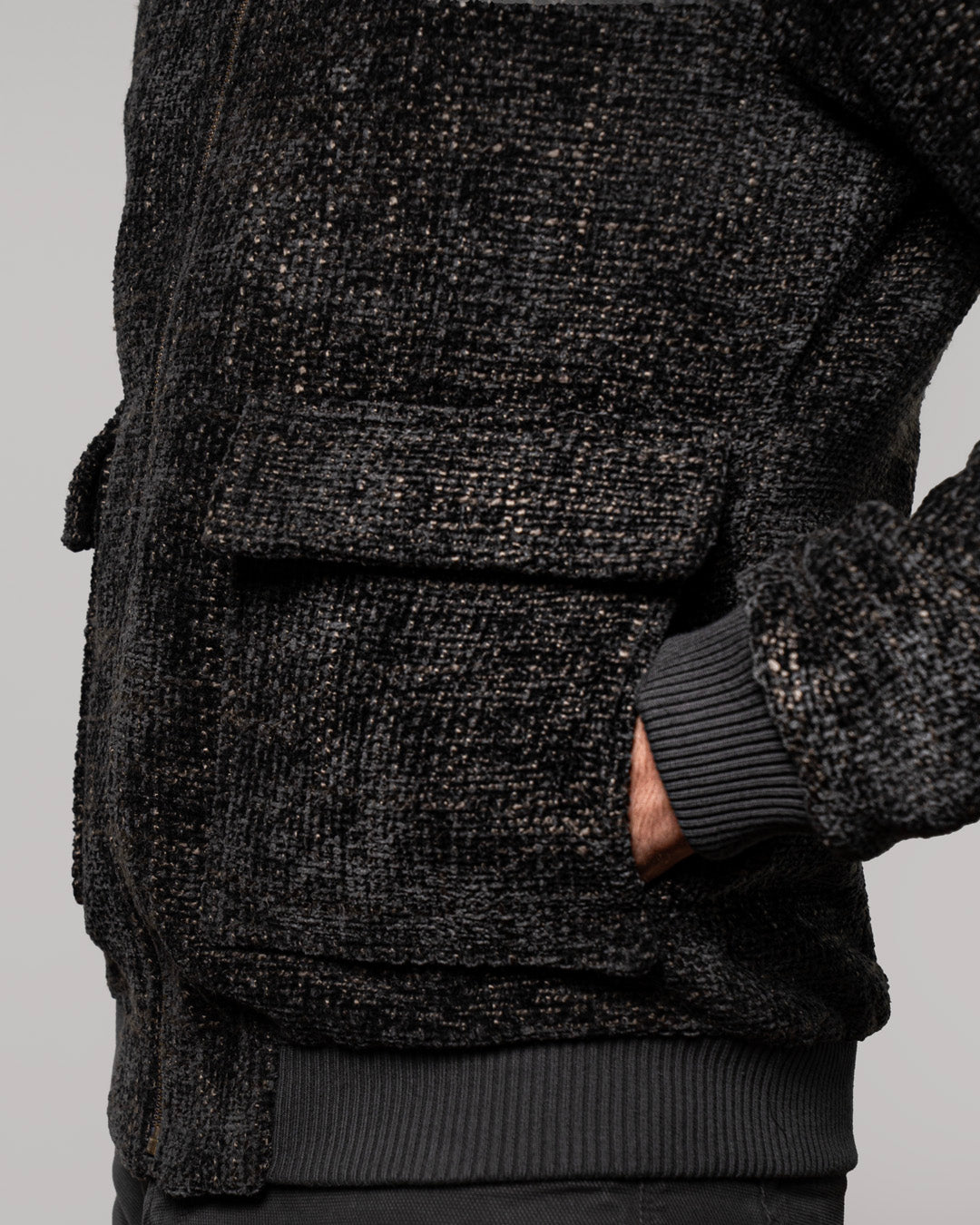 CHAQUETA CHELSEA BOMBER  GRIS