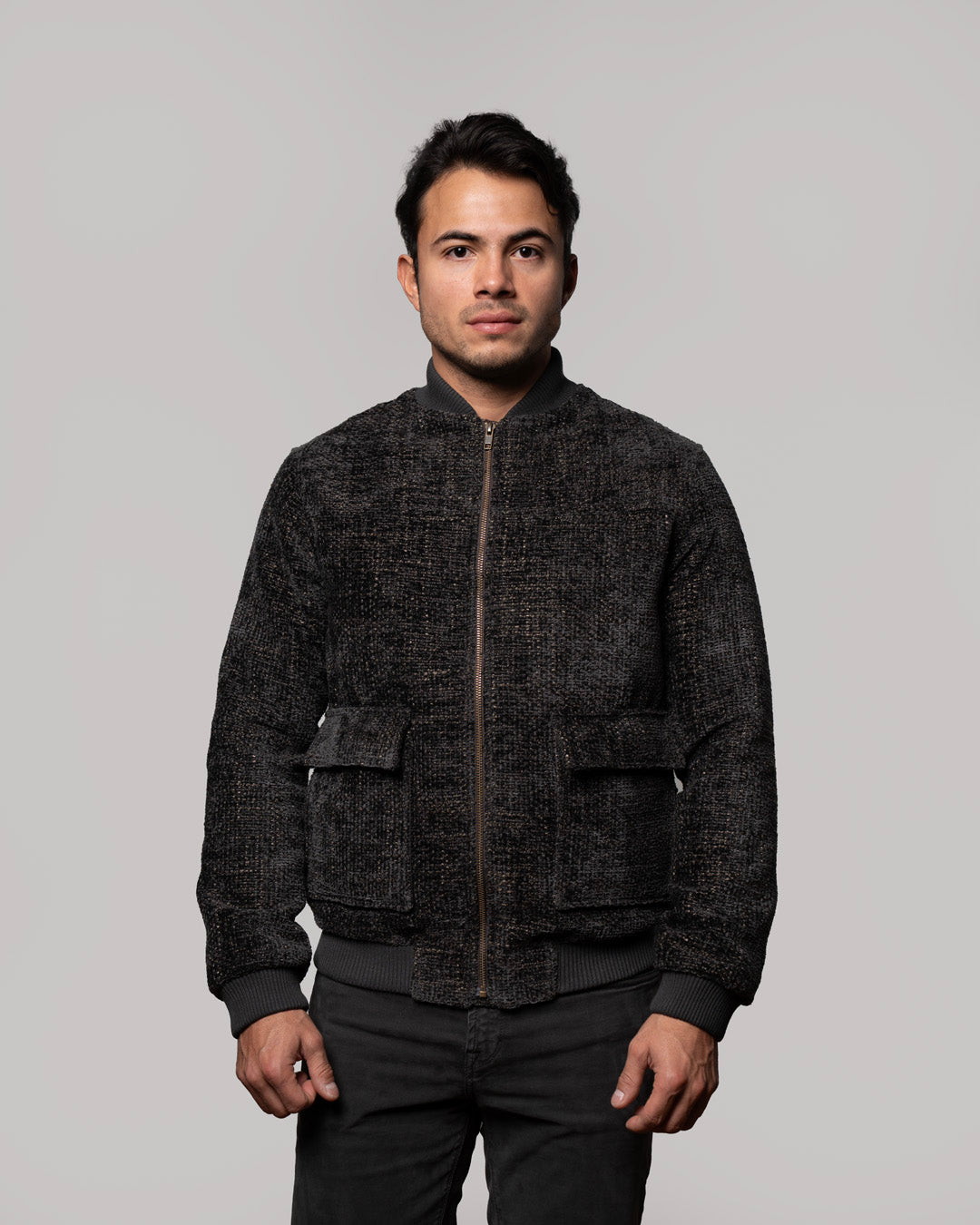 CHAQUETA CHELSEA BOMBER  GRIS