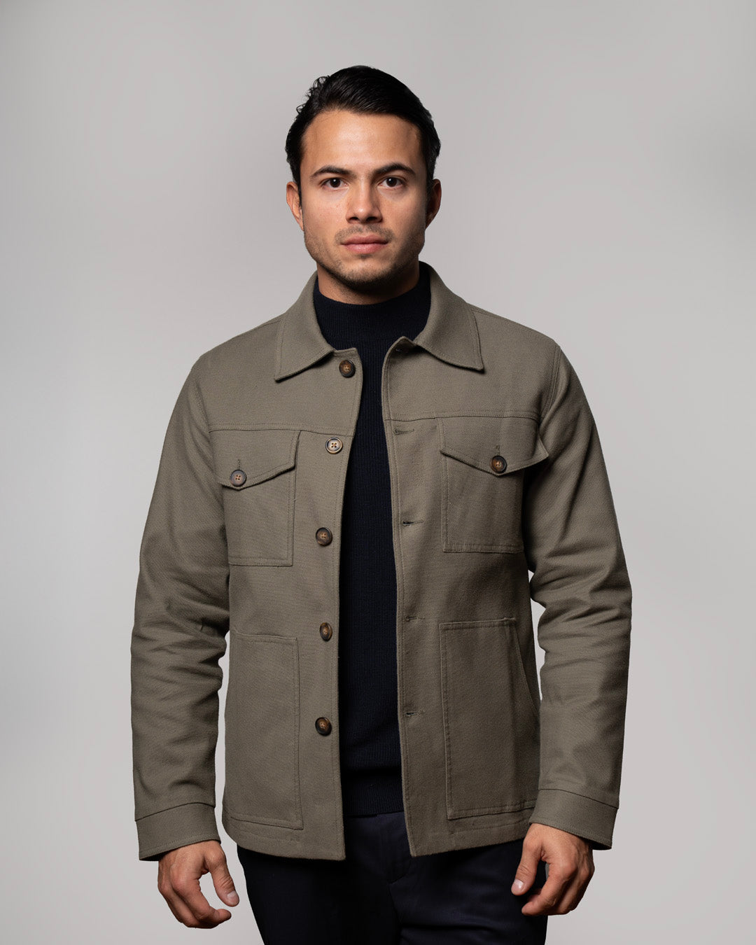 CHAQUETA AVENUE ALABAMA DRIL VERDE MILITAR