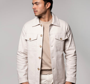 CHAQUETA AVENUE ALABAMA DRIL BEIGE