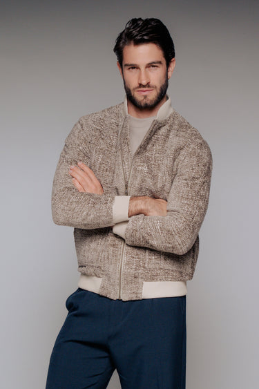 CHAQUETA CHELSEA BOMBER  TAUPE
